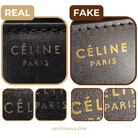 celine original vs fake|are real celine bags real.